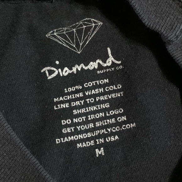 Vintage Diamond Supply Co Shirt Mens Size Medium - Picture 7 of 8